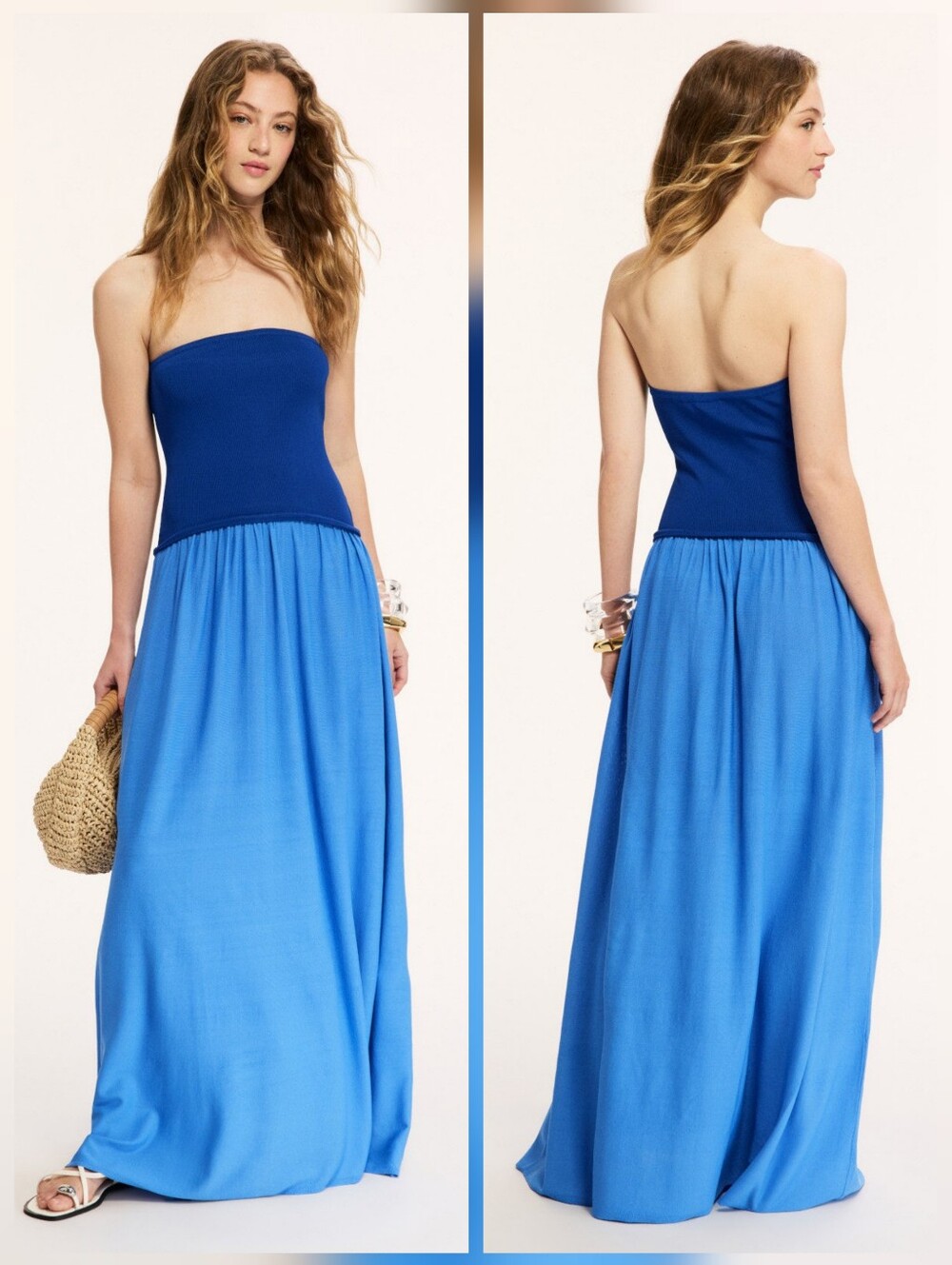Solid & Striped Strapless Soglio Dress Strapless Sleeveless Pull On Size XS - Picture 1 of 16